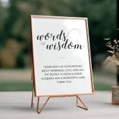 Weisheitsworte für die Hochzeitsratgeber Poster