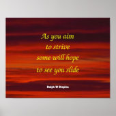 Weisheitsworte Poster (Vorne)