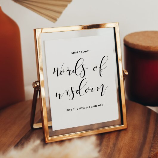 Weisheitszeichen Poster