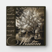 Weisheitszettel Fotoplatte (Vorderseite)