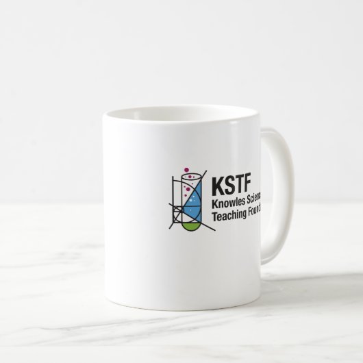 Weiß 11-Unze-klassische weiße Tasse - KSTF (VorderseiteRechts)