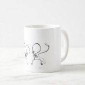 Weiß 325-ml-klassische weiße Tasse. Die Hochzeit Kaffeetasse (VorderseiteRechts)