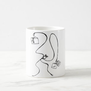 Weiß 325-ml-klassische weiße Tasse. Kaffeetasse