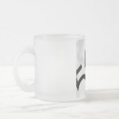 Weiß 50 Jahrzehnt Geburtstag Mattglastasse (Links)