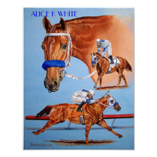 Weiß Alices K Fotodruck