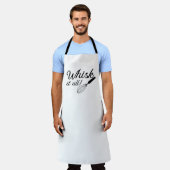 Weiß alles schürze (Getragen)