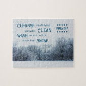 Weiß als Schnee, Bibelverse Puzzle (Horizontal)