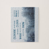 Weiß als Schnee, Bibelverse Puzzle (Vertikal)