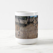 Weiß-Angebundene Rotwild-Kaffee-Tasse Kaffeetasse (Mittel)