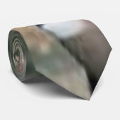 Weiß-angebundener Rotwilddollar Krawatte (Gerollt)