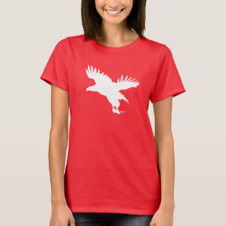 Weiß angebundenes Eagle durch grafischen T-Shirt