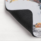 Weiß angebundenes Meer Eagle 2001 Mousepad (Ecke)