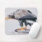 Weiß angebundenes Meer Eagle 2001 Mousepad (Mit Mouse)