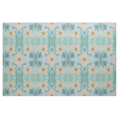 Weiß, Aquamarin und Gold Stoff (Fat Quarter (45,7 x 55,9 cm))