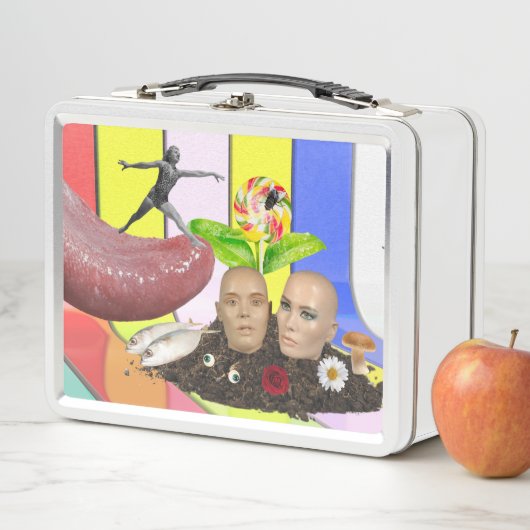 Weiß Art Lunchbox (Beispiel)