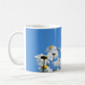 Weiß auf Blau Kaffeetasse (Links)