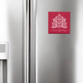 Weiß auf dem skandinavischen Weihnachtsbaum der No Magnet