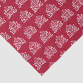 Weiß auf dem skandinavischen Weihnachtsbaum der No Seidenpapier (Detail)