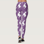 Weiß auf Farblama-Leggings Leggings (Rückseite)