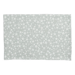 Weiß auf grau-grün | Muster für Linoldruckstars Kissenbezug