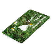 Weiß auf Grün Personalisiert Magnet (Linke Seite)