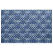 Weiß auf Marine-Blau-Diamant-Fliesen Stoff (Fat Quarter (45,7 x 55,9 cm))