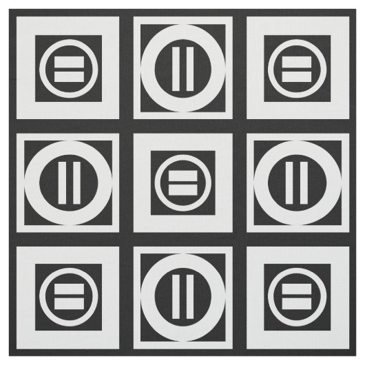 Weiß auf Schwarz Geometrischem Muster mit gleichem Stoff (Muster)