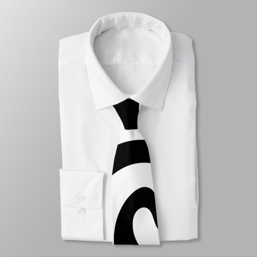 Weiß auf schwarzer Krawatte (Gebunden)