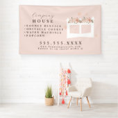 Weiß aufblasbare Burgrube Party Vermietung Banner (Insitu)