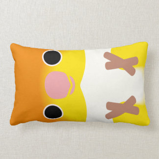 Weiß-aufgeblähter Caique Lendenkissen