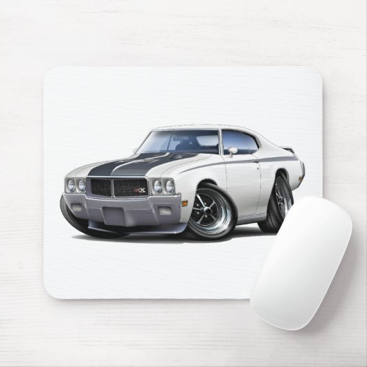 Weiß-Auto 1970 Buicks GSX Mousepad (Mit Mouse)