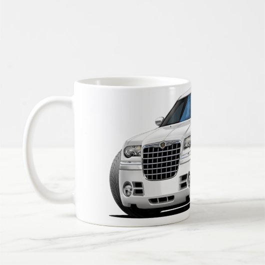 Weiß-Auto Chryslers 300 Kaffeetasse (Links)