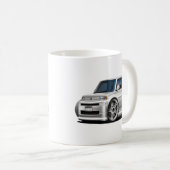 Weiß-Auto des Scions-XB Kaffeetasse (VorderseiteRechts)