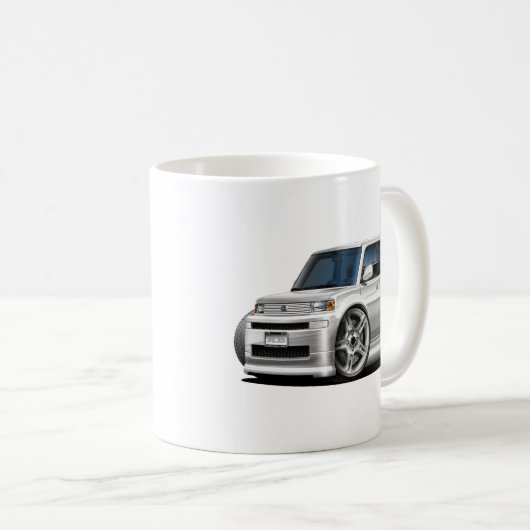 Weiß-Auto des Scions-XB Kaffeetasse (VorderseiteRechts)