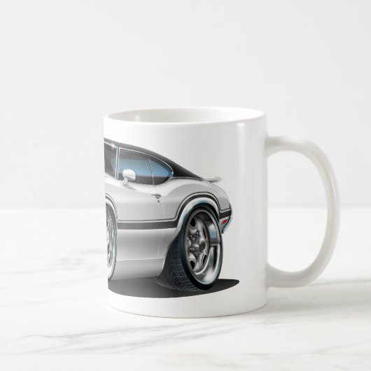 Weiß-Auto Olds Macheten-442 Kaffeetasse (Rechts)