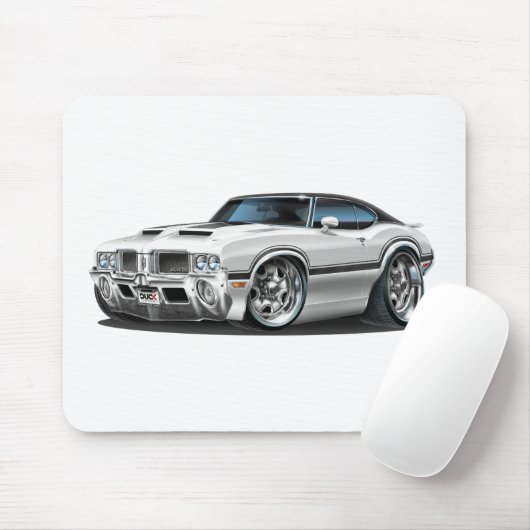 Weiß-Auto Olds Macheten-442 Mousepad (Mit Mouse)