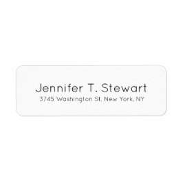 Weiß Beruflich Elegant Simple