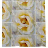 Weiß bis Gelb Duschvorhang (Vorderseite)