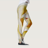 Weiß bis Gelb Leggings (Rechts)