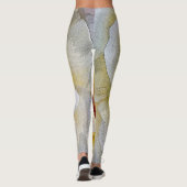 Weiß bis Gelb Leggings (Rückseite)