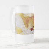 Weiß bis Gelb Mattglas Bierglas (Vorderseite Links)