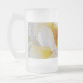 Weiß bis Gelb Mattglas Bierglas (Links)