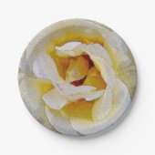 Weiß bis Gelb Pappteller (Vorderseite)