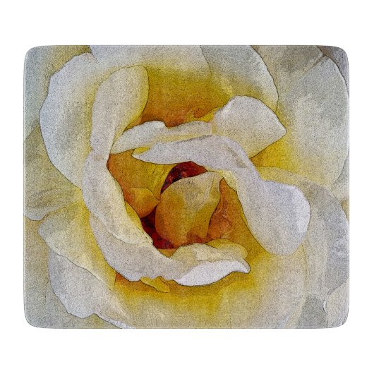 Weiß bis Gelb Schneidebrett (Vorderseite)