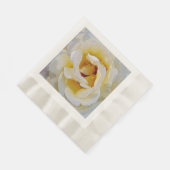 Weiß bis Gelb Serviette (Ecke)