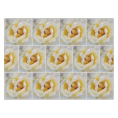 Weiß bis Gelb Tischdecke (Vorderseite (Horizontal))