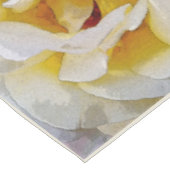 Weiß bis Gelb Tischdecke (Schrägansicht)