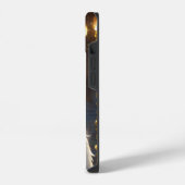 Weiß, blaue Augen Katze iPhone 14 Reißverschluss, iPhone Hülle (Linke Seite)