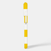 Weiß blaue und gelbe Anker Aweigen Case-Mate iPhone Hülle (Rückseite / Links)