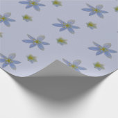 weiß blühend geschenkpapier (Ecke)